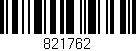 Código de barras (EAN, GTIN, SKU, ISBN): '821762'
