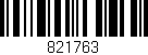 Código de barras (EAN, GTIN, SKU, ISBN): '821763'