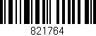 Código de barras (EAN, GTIN, SKU, ISBN): '821764'