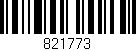 Código de barras (EAN, GTIN, SKU, ISBN): '821773'