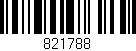 Código de barras (EAN, GTIN, SKU, ISBN): '821788'