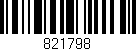 Código de barras (EAN, GTIN, SKU, ISBN): '821798'