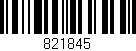 Código de barras (EAN, GTIN, SKU, ISBN): '821845'