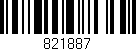 Código de barras (EAN, GTIN, SKU, ISBN): '821887'