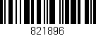 Código de barras (EAN, GTIN, SKU, ISBN): '821896'