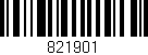 Código de barras (EAN, GTIN, SKU, ISBN): '821901'