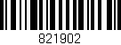 Código de barras (EAN, GTIN, SKU, ISBN): '821902'