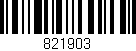 Código de barras (EAN, GTIN, SKU, ISBN): '821903'