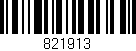 Código de barras (EAN, GTIN, SKU, ISBN): '821913'
