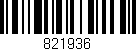 Código de barras (EAN, GTIN, SKU, ISBN): '821936'