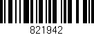 Código de barras (EAN, GTIN, SKU, ISBN): '821942'