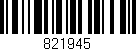 Código de barras (EAN, GTIN, SKU, ISBN): '821945'