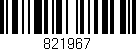 Código de barras (EAN, GTIN, SKU, ISBN): '821967'