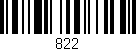 Código de barras (EAN, GTIN, SKU, ISBN): '822'