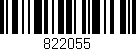 Código de barras (EAN, GTIN, SKU, ISBN): '822055'