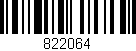 Código de barras (EAN, GTIN, SKU, ISBN): '822064'