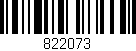 Código de barras (EAN, GTIN, SKU, ISBN): '822073'