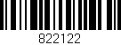 Código de barras (EAN, GTIN, SKU, ISBN): '822122'