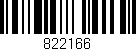Código de barras (EAN, GTIN, SKU, ISBN): '822166'
