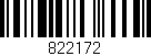 Código de barras (EAN, GTIN, SKU, ISBN): '822172'
