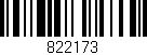 Código de barras (EAN, GTIN, SKU, ISBN): '822173'