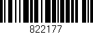 Código de barras (EAN, GTIN, SKU, ISBN): '822177'