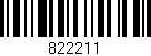 Código de barras (EAN, GTIN, SKU, ISBN): '822211'