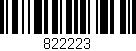 Código de barras (EAN, GTIN, SKU, ISBN): '822223'