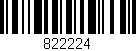 Código de barras (EAN, GTIN, SKU, ISBN): '822224'