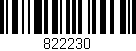 Código de barras (EAN, GTIN, SKU, ISBN): '822230'