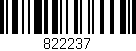 Código de barras (EAN, GTIN, SKU, ISBN): '822237'