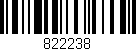 Código de barras (EAN, GTIN, SKU, ISBN): '822238'