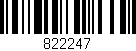 Código de barras (EAN, GTIN, SKU, ISBN): '822247'