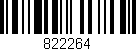 Código de barras (EAN, GTIN, SKU, ISBN): '822264'