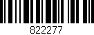 Código de barras (EAN, GTIN, SKU, ISBN): '822277'