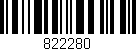 Código de barras (EAN, GTIN, SKU, ISBN): '822280'