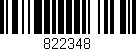 Código de barras (EAN, GTIN, SKU, ISBN): '822348'