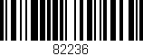 Código de barras (EAN, GTIN, SKU, ISBN): '82236'