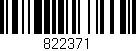 Código de barras (EAN, GTIN, SKU, ISBN): '822371'