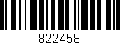 Código de barras (EAN, GTIN, SKU, ISBN): '822458'