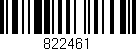 Código de barras (EAN, GTIN, SKU, ISBN): '822461'