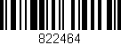 Código de barras (EAN, GTIN, SKU, ISBN): '822464'