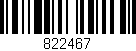 Código de barras (EAN, GTIN, SKU, ISBN): '822467'