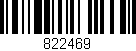 Código de barras (EAN, GTIN, SKU, ISBN): '822469'