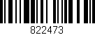 Código de barras (EAN, GTIN, SKU, ISBN): '822473'
