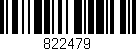 Código de barras (EAN, GTIN, SKU, ISBN): '822479'
