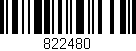 Código de barras (EAN, GTIN, SKU, ISBN): '822480'
