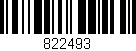 Código de barras (EAN, GTIN, SKU, ISBN): '822493'