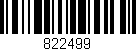 Código de barras (EAN, GTIN, SKU, ISBN): '822499'