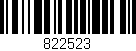 Código de barras (EAN, GTIN, SKU, ISBN): '822523'